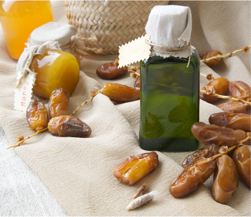 Assorted dates on linen cloth